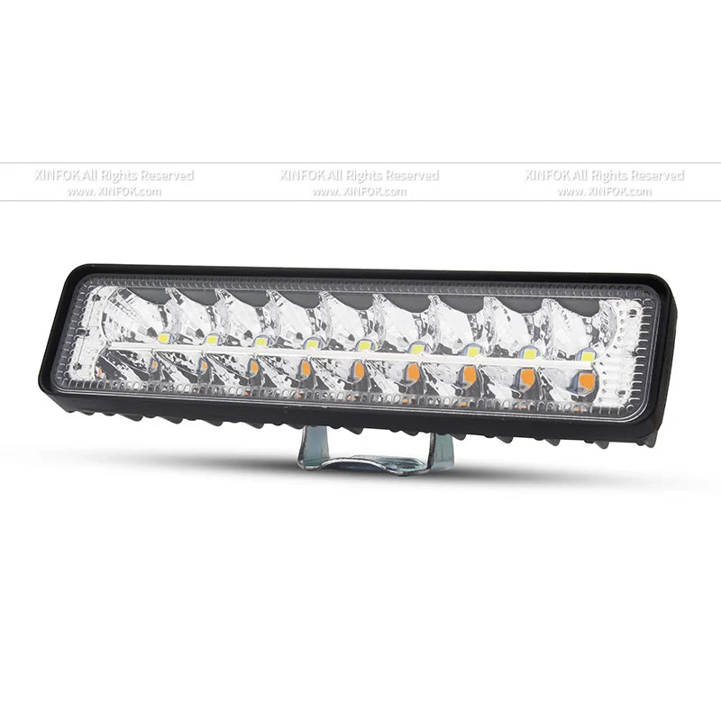 White Amber Slim Led Light Bar