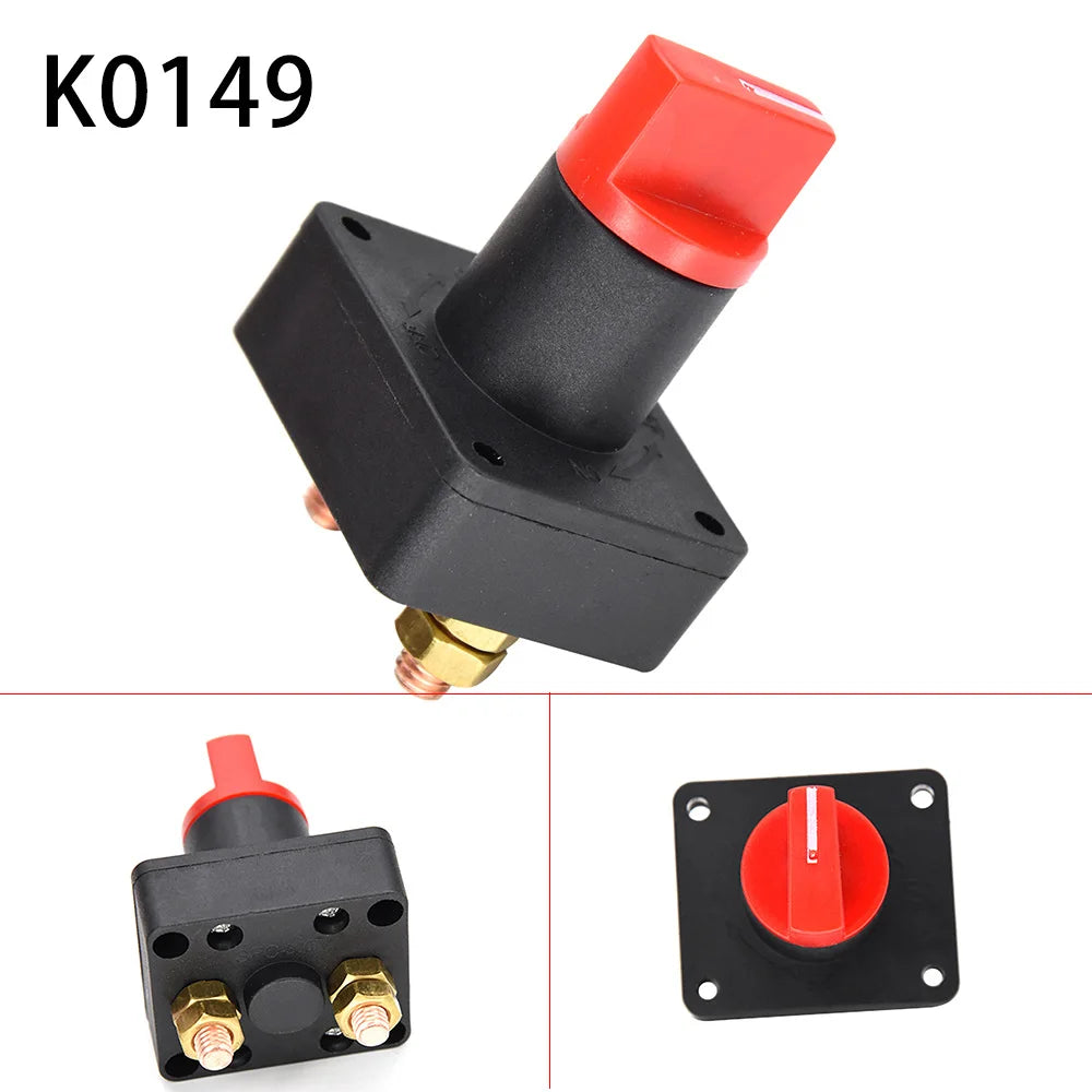 Waterproof Mini Portable Battery Isolator Disconnect Cut off Switch Battery