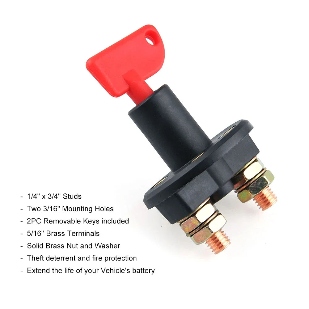 Car Battery Power Switch Battery Isolator Disconnector