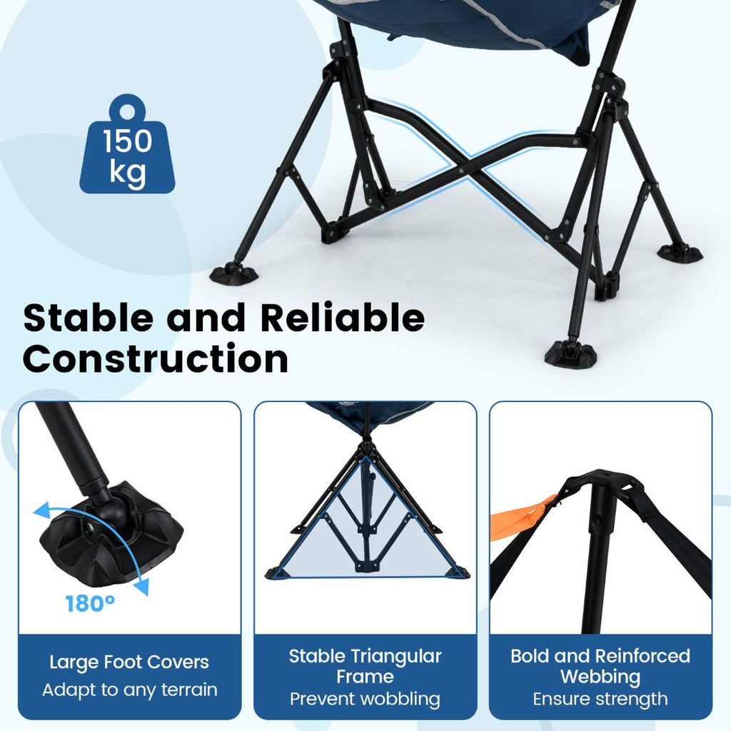 Oversized Hammock Camping Chair Foldable Swing Chair