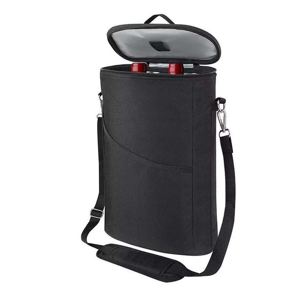 Two Bottle Wine Totes Bag Cooling Case Insulated Thermal Wine Carrier for Travel Fishing Beach Outdoor Camping Accessories