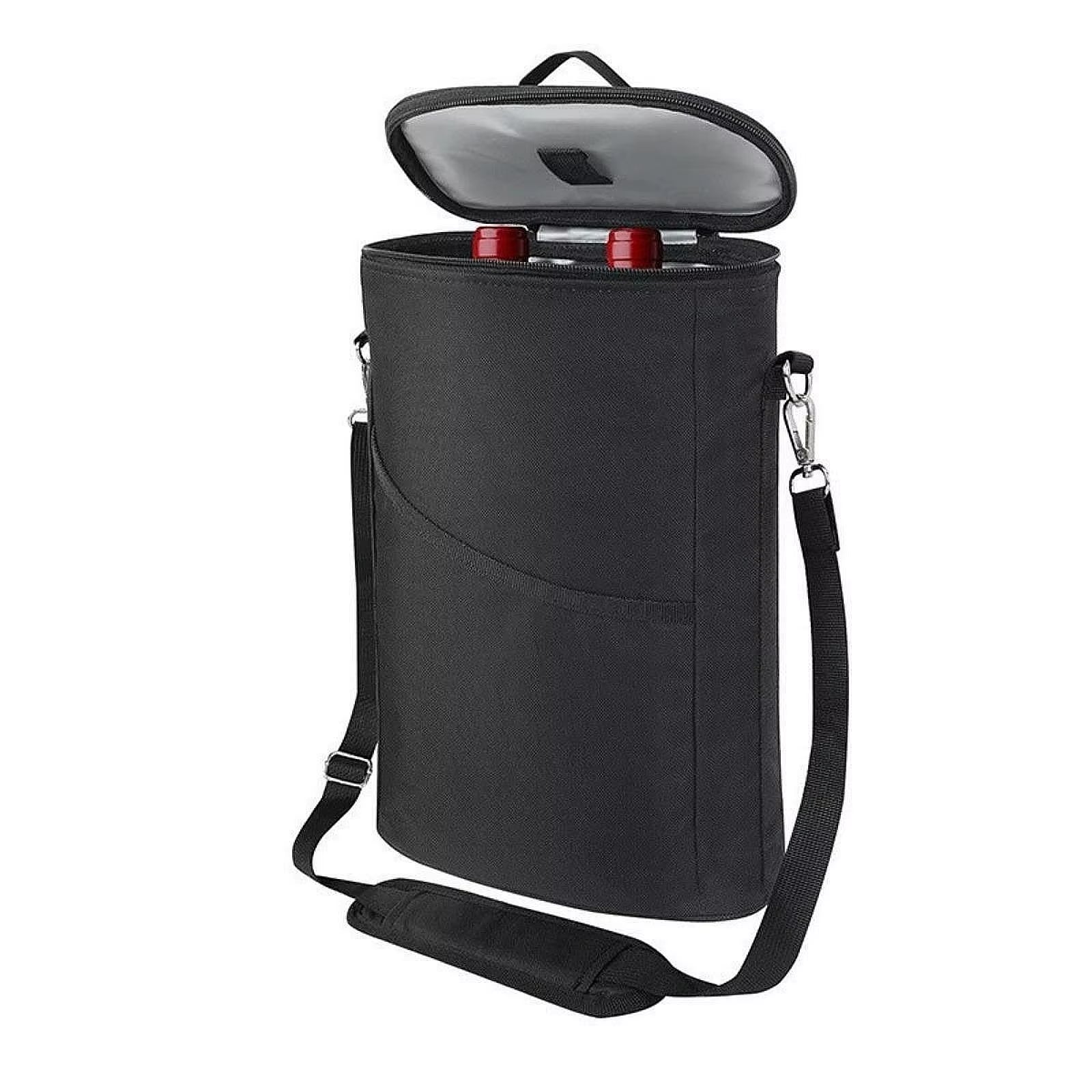 Two Bottle Wine Totes Bag Cooling Case Insulated Thermal Wine Carrier for Travel Fishing Beach Outdoor Camping Accessories
