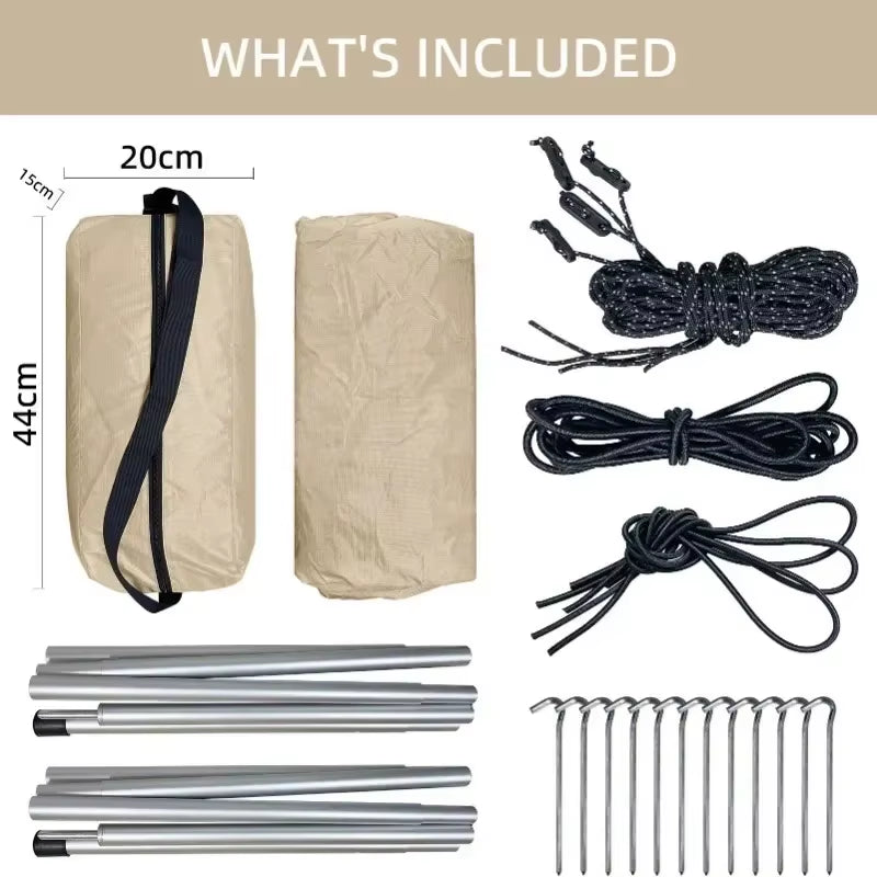 Outdoors Camping Car Tent Mosquito Prevention Mesh Bed Canopy Sunshade Folding Quick Installation Professional Camping Tents