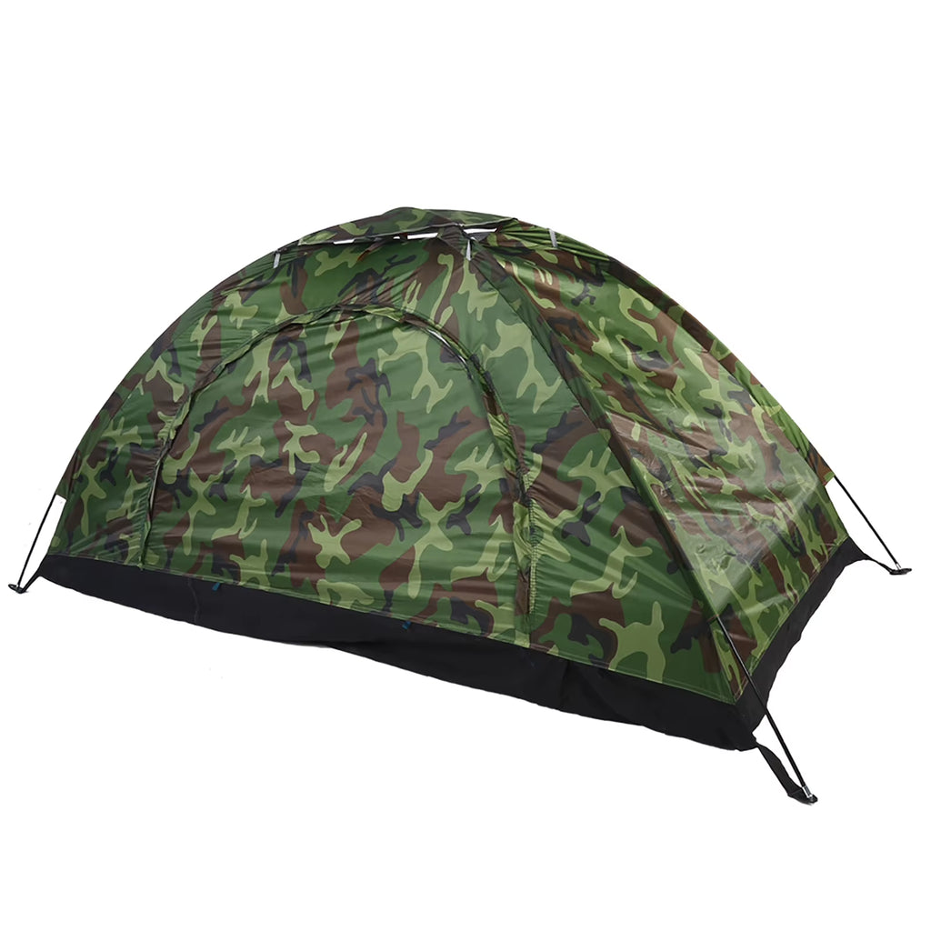 Camouflage Tent One Person Tent Outdoor Camouflage UV Waterproof One Person Tent for Camping Hiking Tent Outdoor Tent