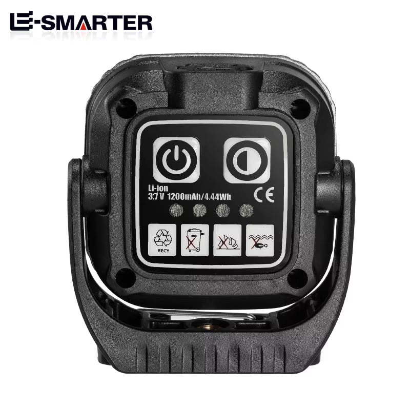LED Camping Flashlight Portable Floodlight Type-C Rechargeable Cordless Emergency Light Camping Torch for Outdoor Indoor