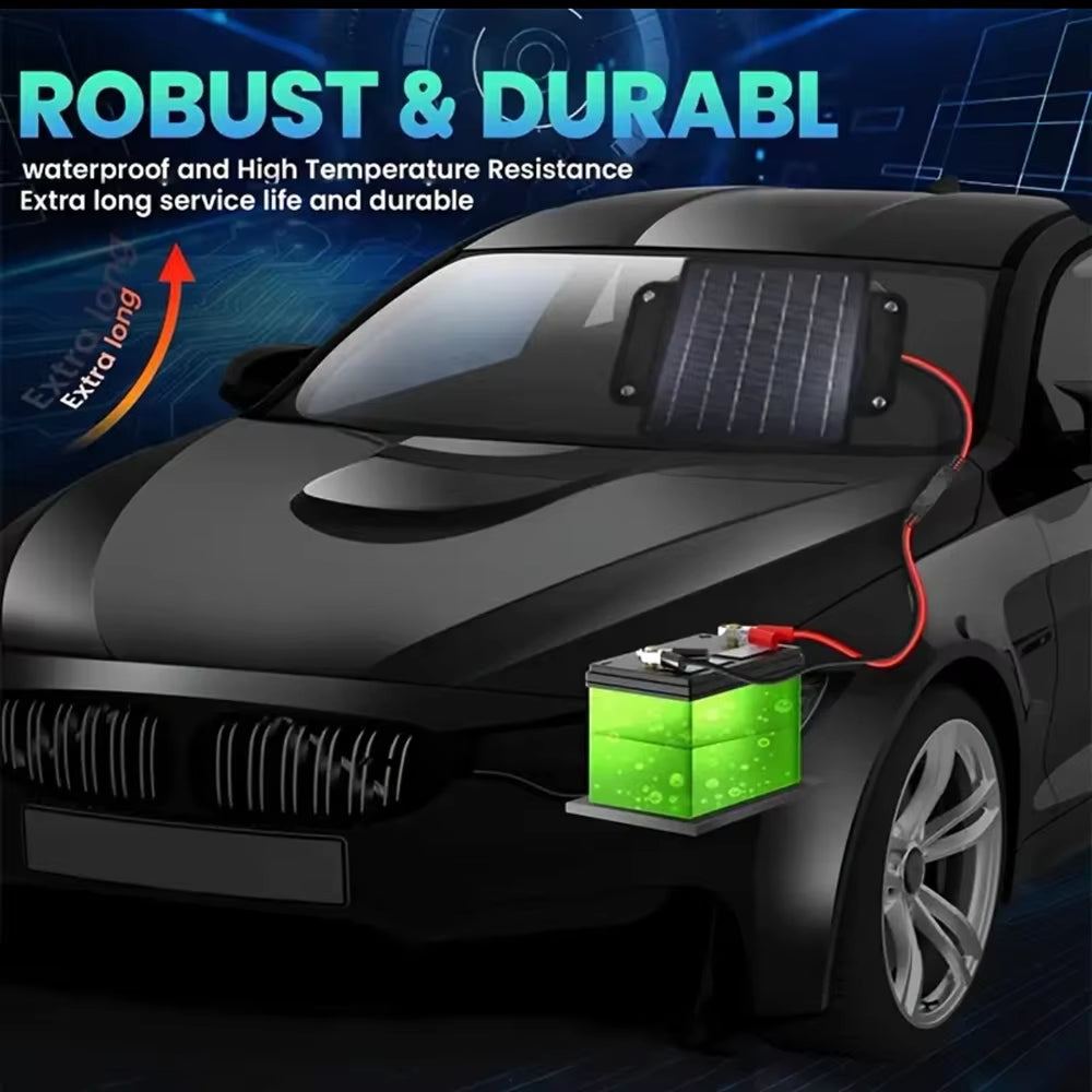 Solar Panel 50W Trickle Charger for Car Battery Solar Battery Maintainer Car Truck Boat RV Motorcycle Marine Trailer Power Bank