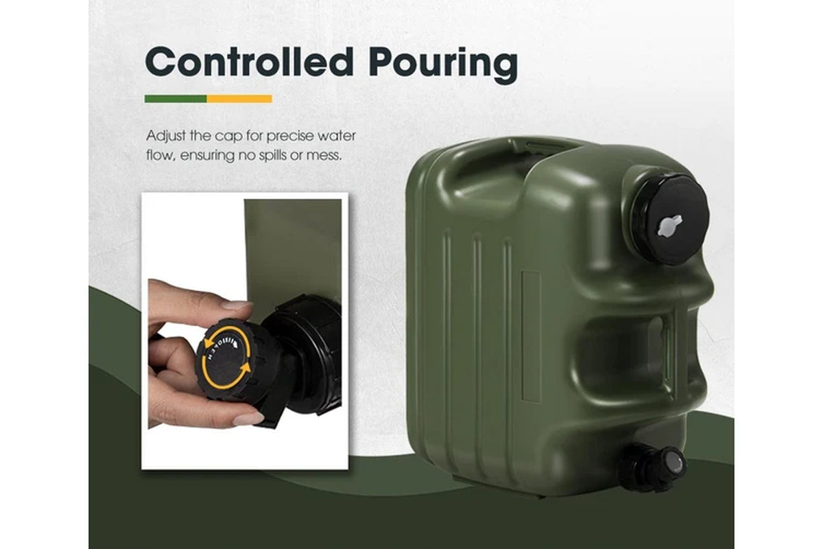12L/18L/25L Water Container Jerry Can Bucket Camping Outdoor Storage Barrel