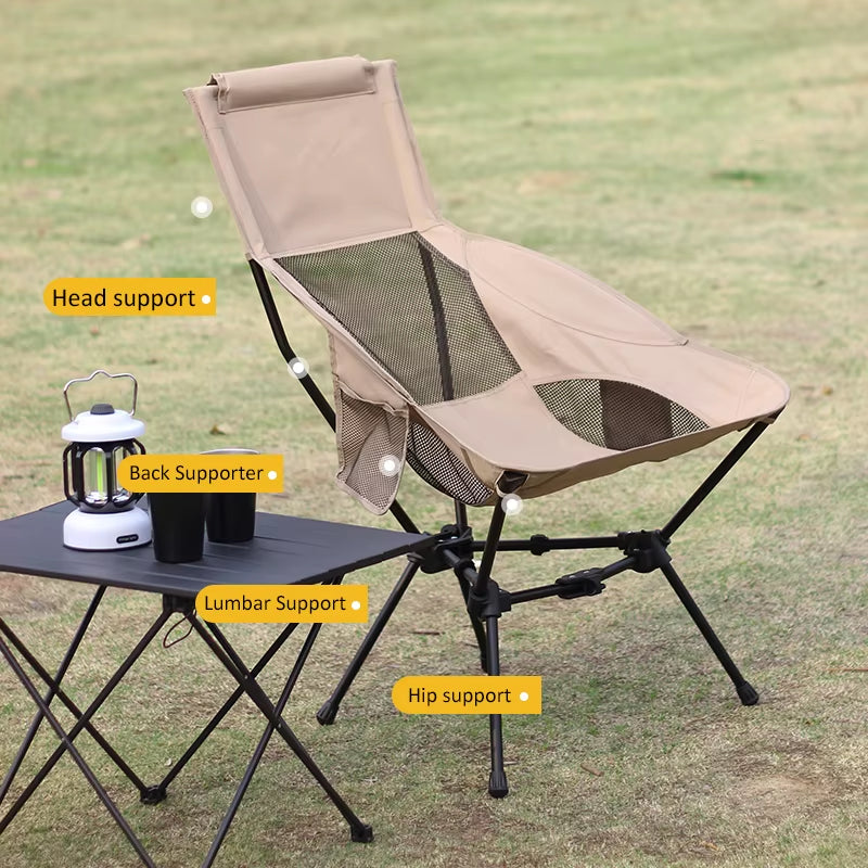 1PCS Lightweight & Portable Backpacking Chair , for Outdoor Hiking, Camping, Travel, Beach and Picnic, Folding Camping Chairs