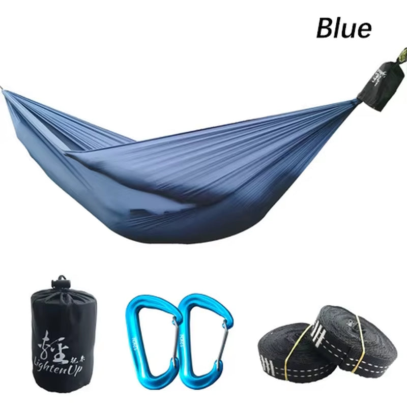 Camping Hammock Ultralight 380T (20D) New Parachute Nylon Lightweight and Small for Hiking Camping &Outdoor Activity