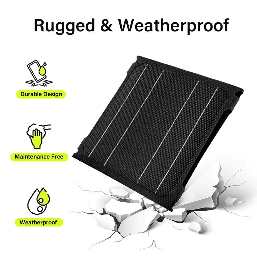 30W/40W 5V Portable Solar Panel Battery Phone Charger Foldable Small Power Emergency ETFE Panels for USB a C Power Bank