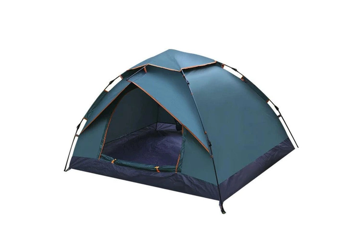 COSTCOM Waterproof Automatic Quick Open Camping Outdoor Tent UV Protection 3-4 Persons, Green