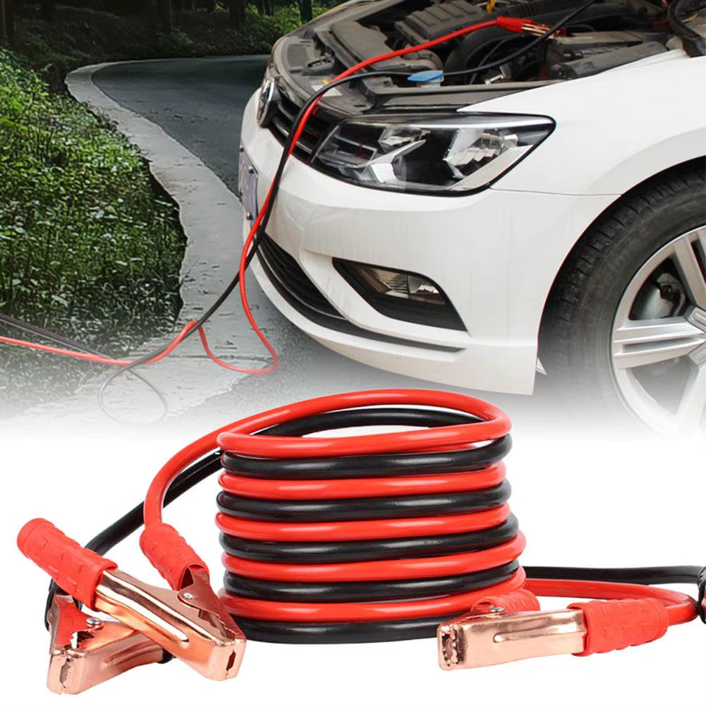 1.8M Car Emergency Power Start Cable Auto Battery Booster Jumper Power Wire Kit Accessories for Suv Van Rv Bu P1N3