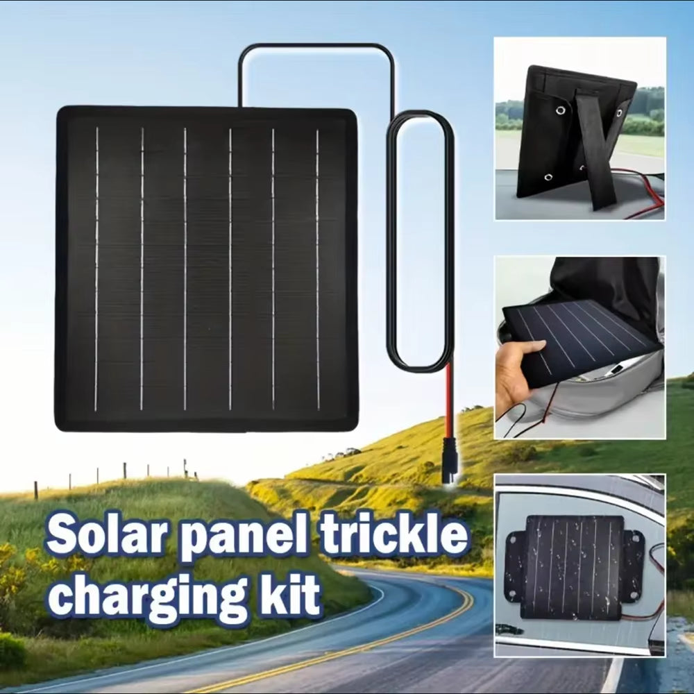 Solar Panel 50W Trickle Charger for Car Battery Solar Battery Maintainer Car Truck Boat RV Motorcycle Marine Trailer Power Bank
