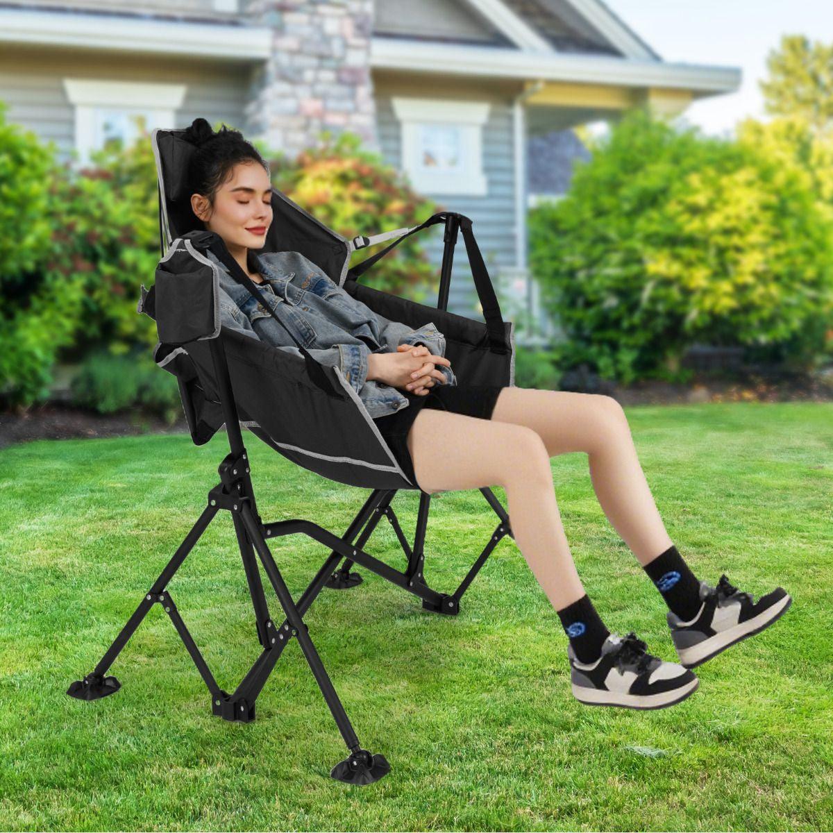 Oversized Hammock Camping Chair Foldable Swing Chair