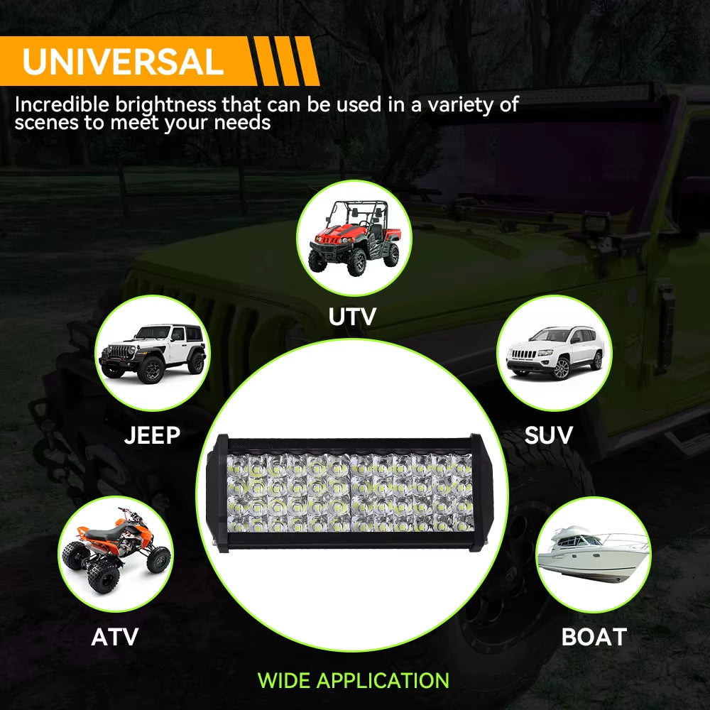 12V LED Bar Offroad Spot Flood Combo LED Light Bar Work Light for Truck Car SUV ATV UTV LED Headlights