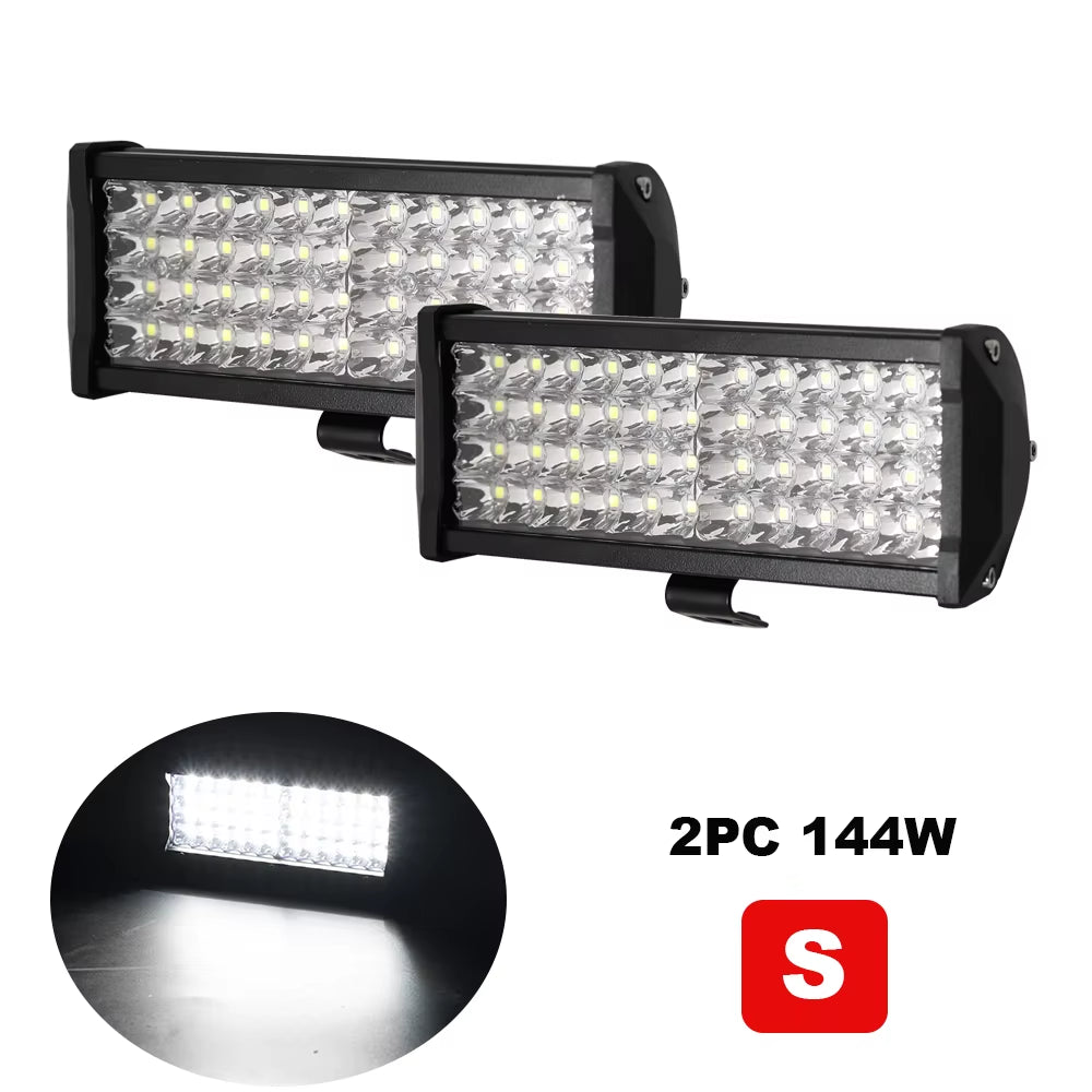 12V LED Bar Offroad Spot Flood Combo LED Light Bar Work Light for Truck Car SUV ATV UTV LED Headlights