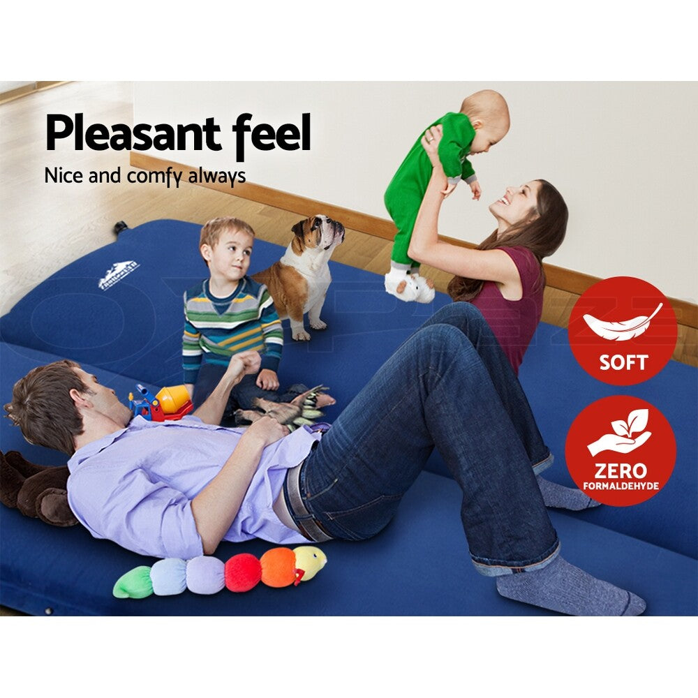 Weisshorn Self Inflating Mattress Camping Sleeping Mat Air Bed Pad Single Double