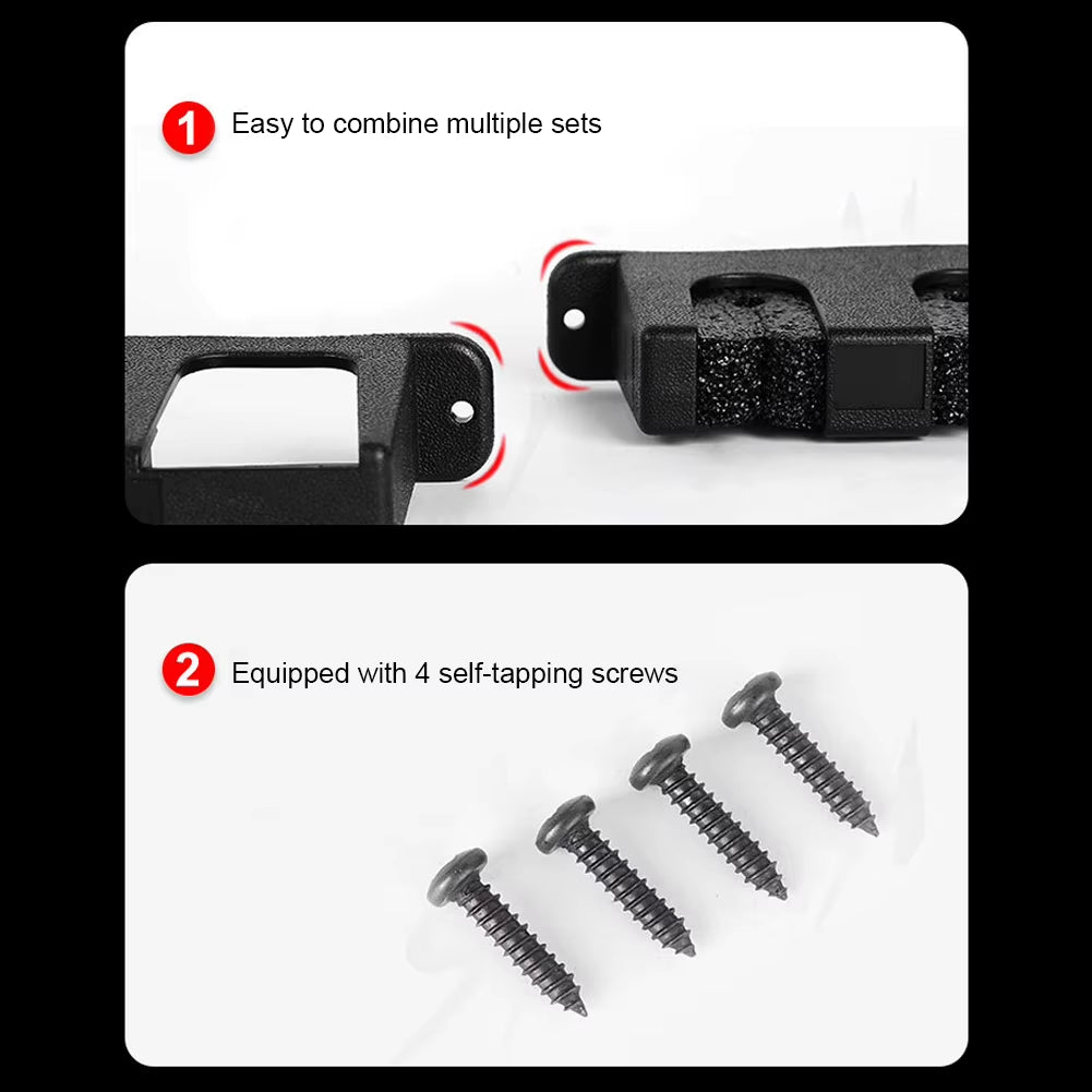 Wall Mount Fishing Rod Rack Vertical Fishing Pole Holders Store 6 Rods Fishing Pole Rack for Garage Wall