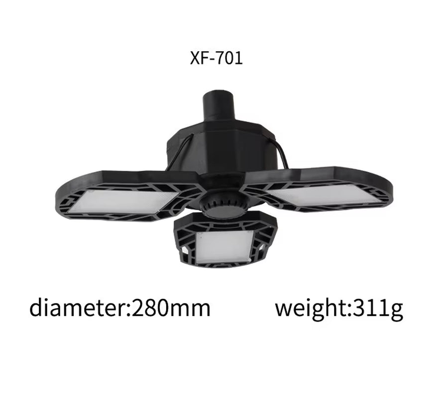 104 LED Solar Camping Light 4 Leaf Foldable Garage Light Rechargeable with Remote Waterproof Outdoor Emergency Tent Light
