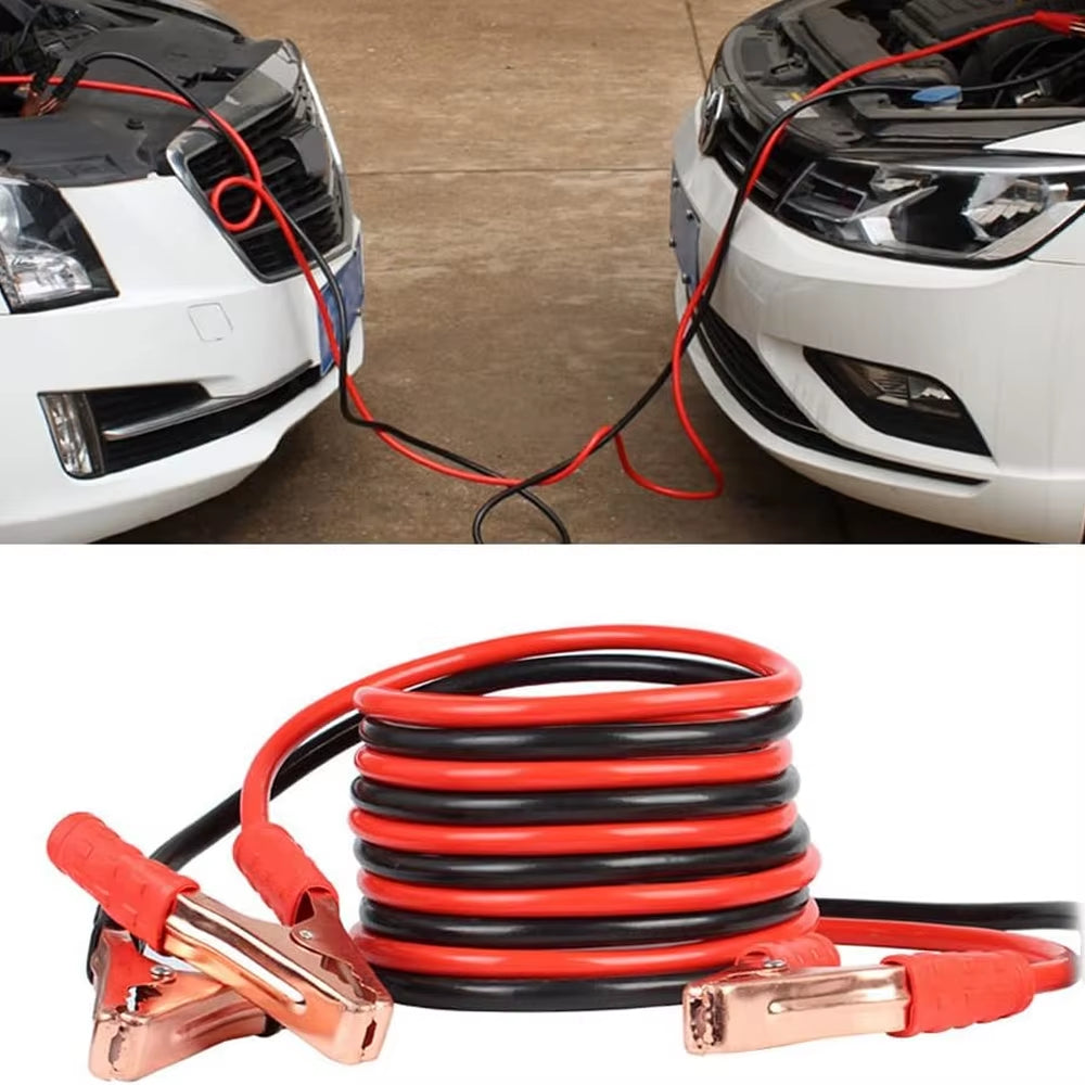 Power Start Jumper Cables Battery Jump Cables Car Emergency Power Safe Start Cable for Automotive Heavy Duty Booster Cables Kits