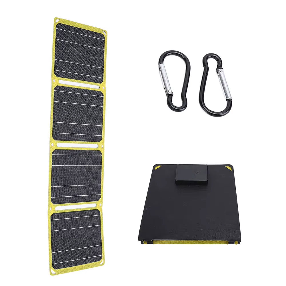 30W/40W 5V Portable Solar Panel Battery Phone Charger Foldable Small Power Emergency ETFE Panels for USB a C Power Bank
